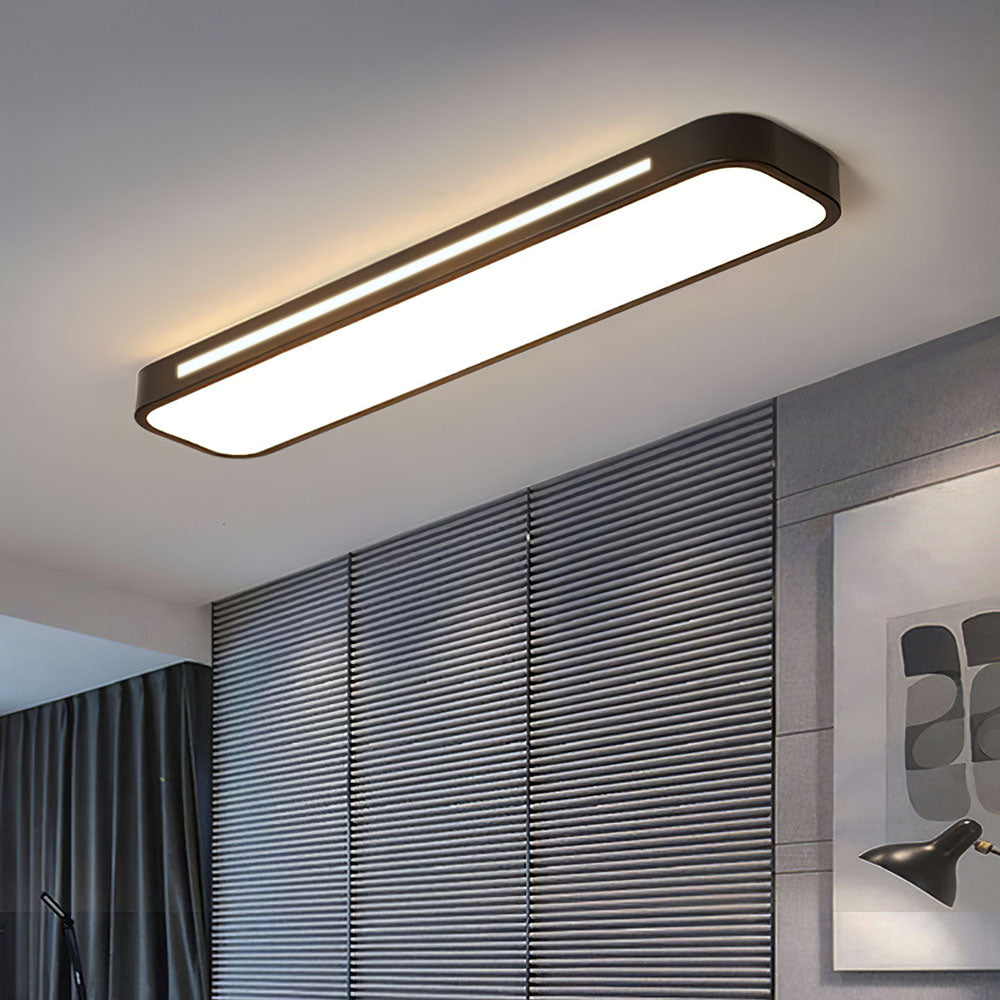 LED Ceiling Light Fixture - Nordic Minimalist Design - Long Linear Light for Modern Home & Office Spaces