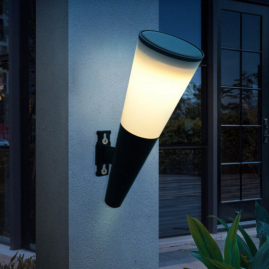 Truro Solar Wall Light Anthracite - Energy-Efficient Solar Outdoor Wall Illumination