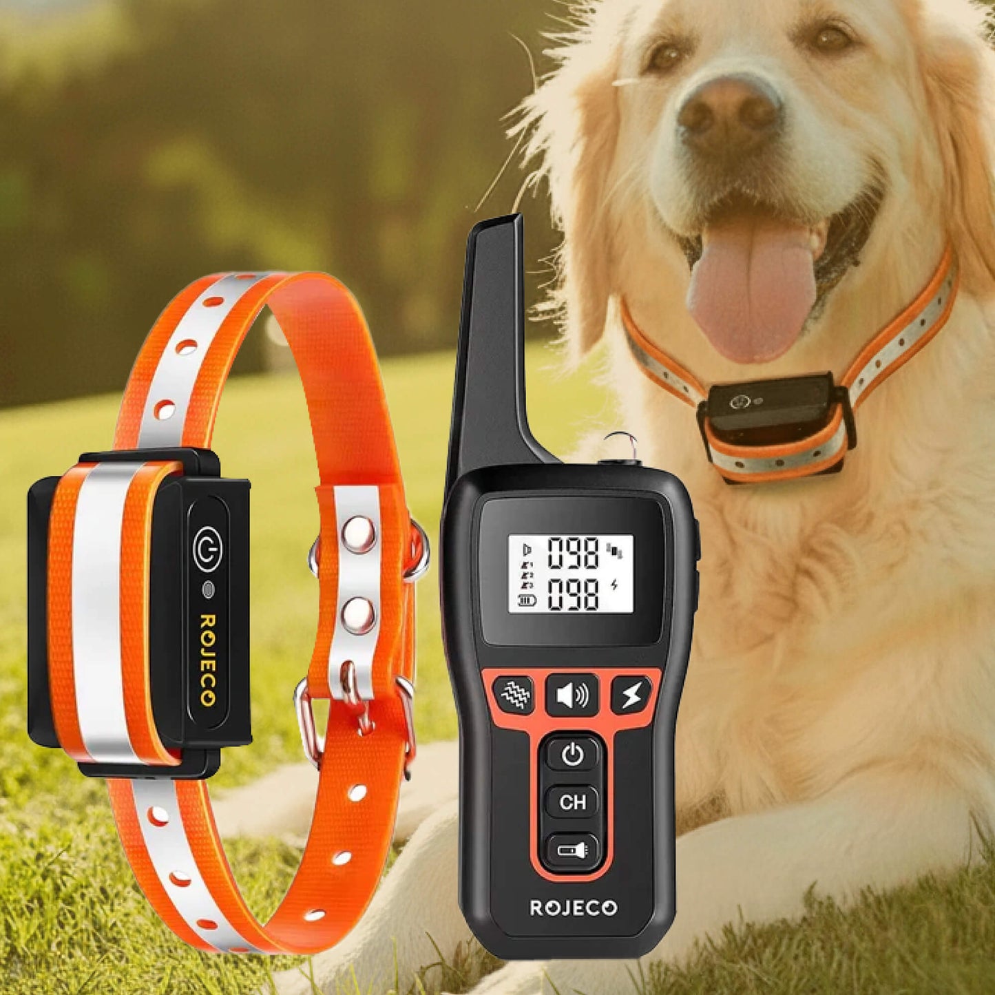 1000m Waterproof Dog Training Collar | Rechargeable, Remote Control & Adjustable for Small, Medium, and Large Dogs