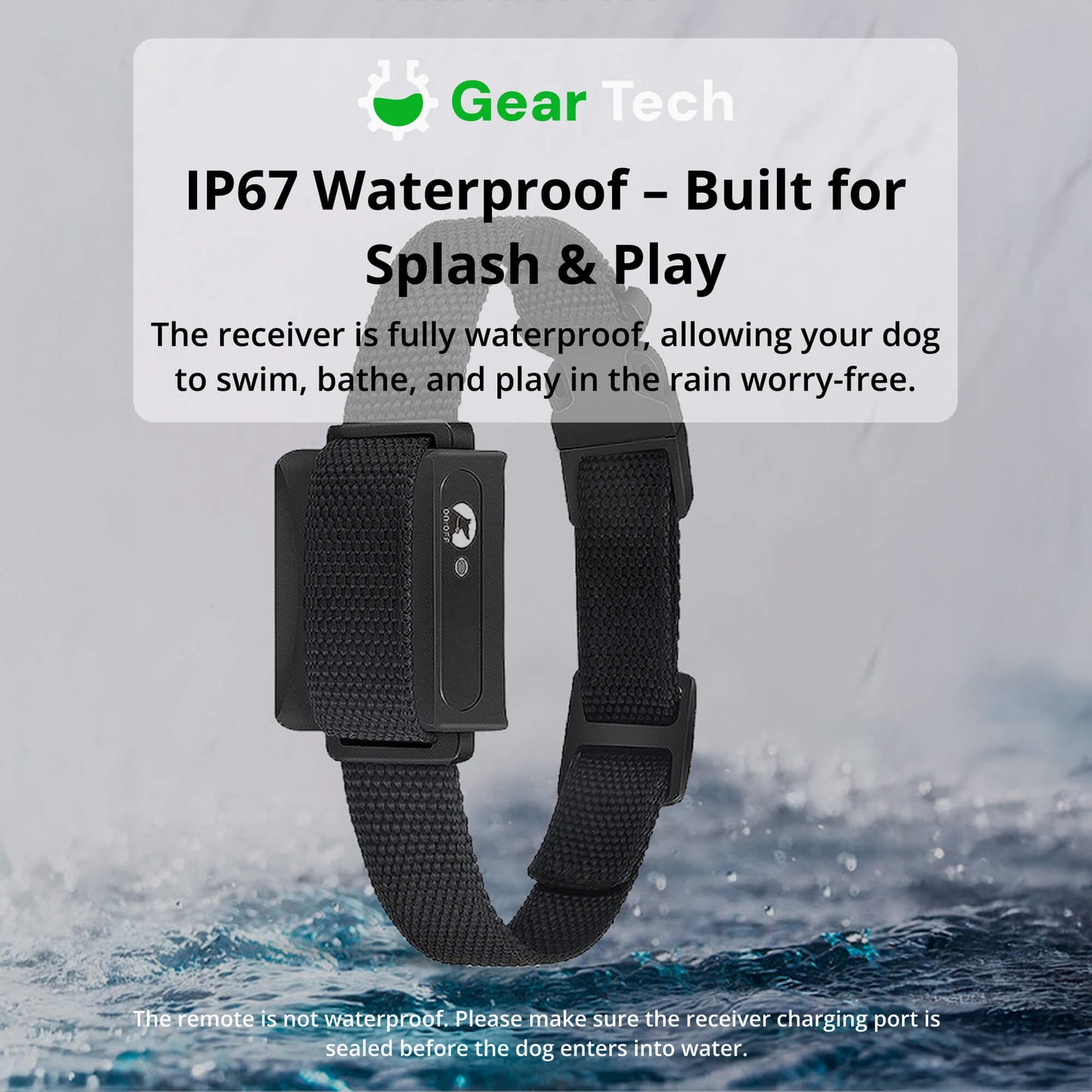 1000m Waterproof Dog Training Collar | Rechargeable, Remote Control & Adjustable for Small, Medium, and Large Dogs