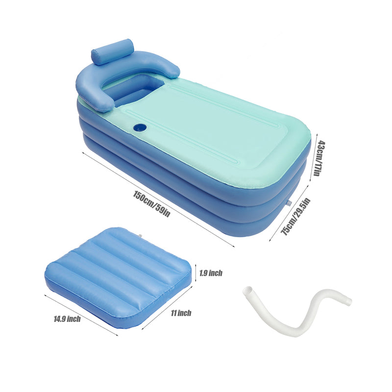 Portable Inflatable Ice Bath Folding