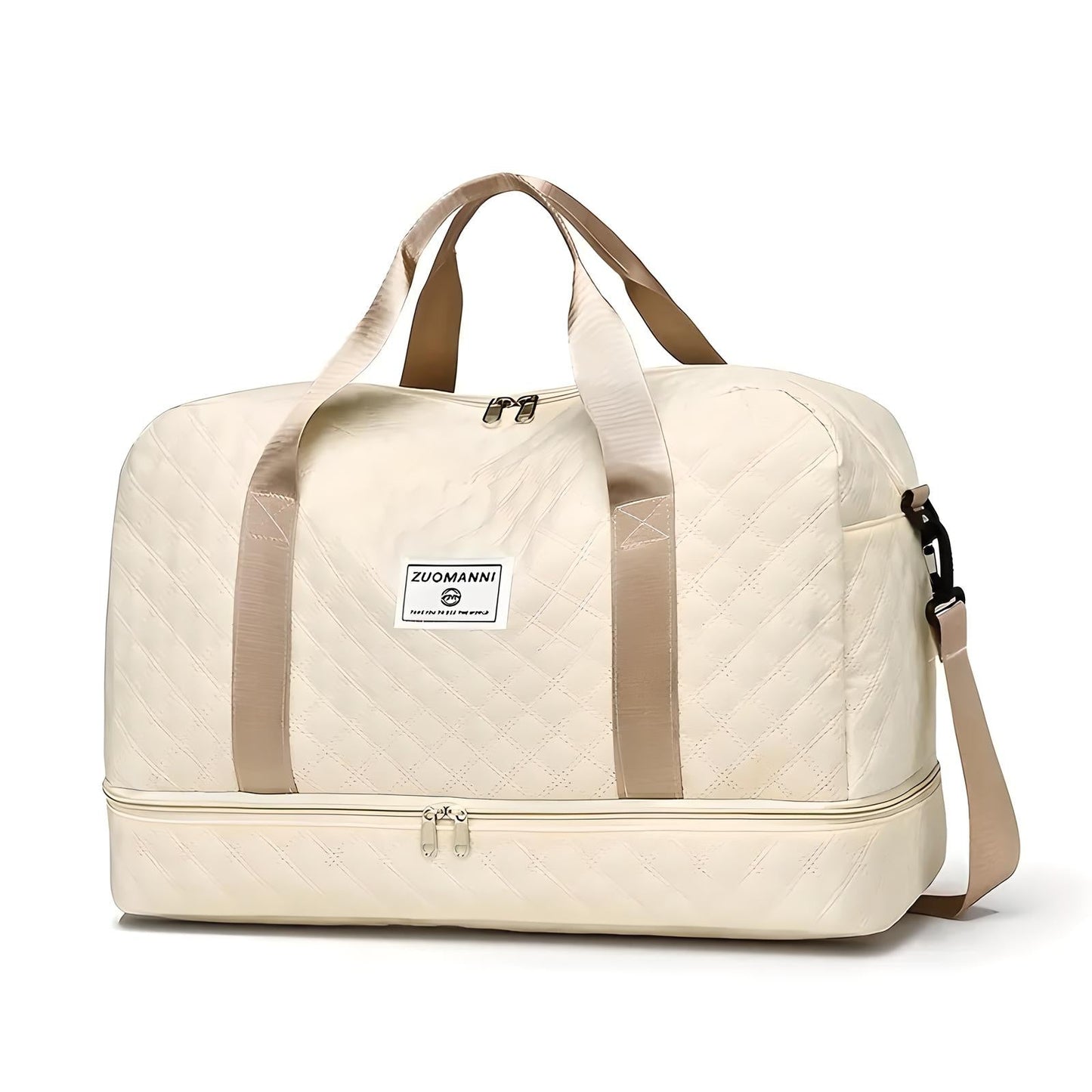 Spacious Weekender Duffle Bag | Water-Resistant, Multi-Compartment & Ideal for Short Trips and Gym Sessions