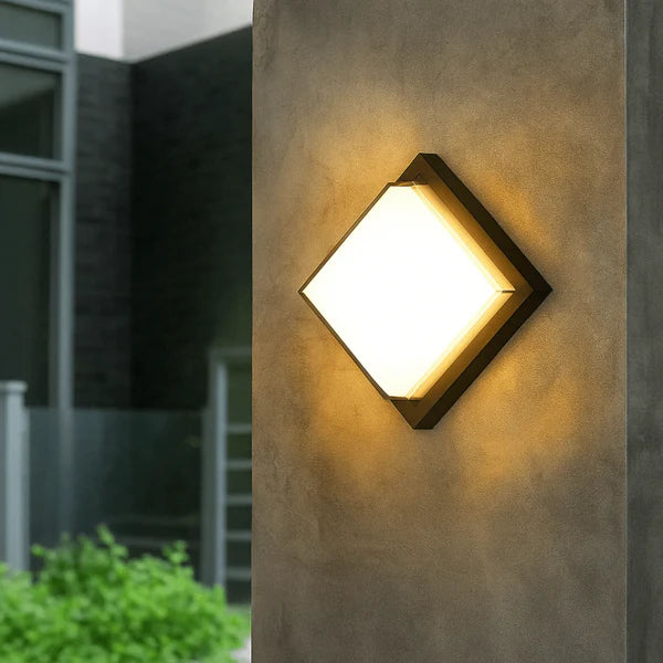 Outdoor Wall Light | Waterproof LED Lantern with PIR Motion Sensor | Ideal for Patios, Porches & Walkways