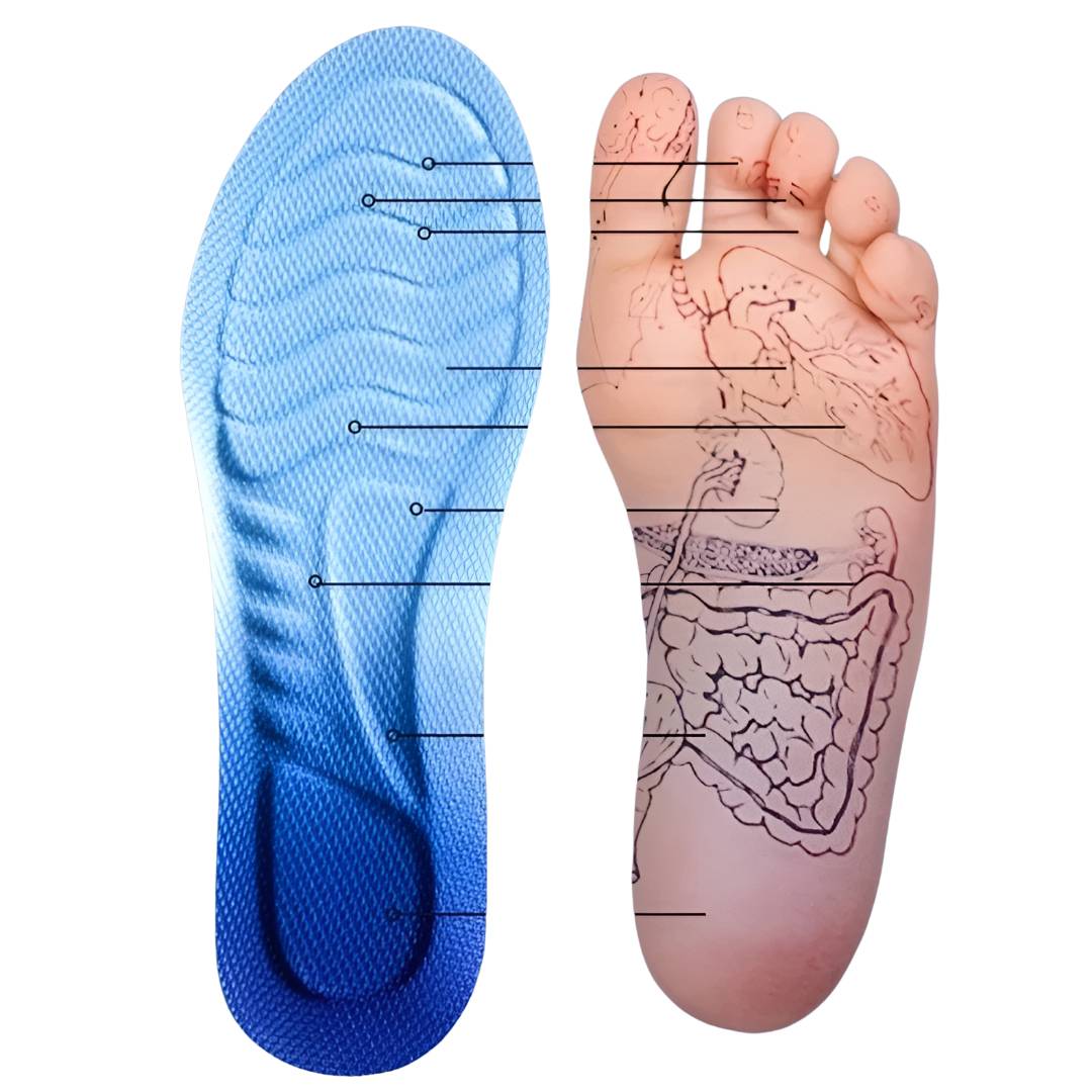 Orthopedic Insoles for Foot Pain Relief | 4D Shock Absorption, Heel Pain Relief & Posture Support for All-Day Comfort