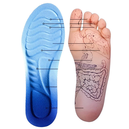 Orthopedic Insoles for Foot Pain Relief | 4D Shock Absorption, Heel Pain Relief & Posture Support for All-Day Comfort