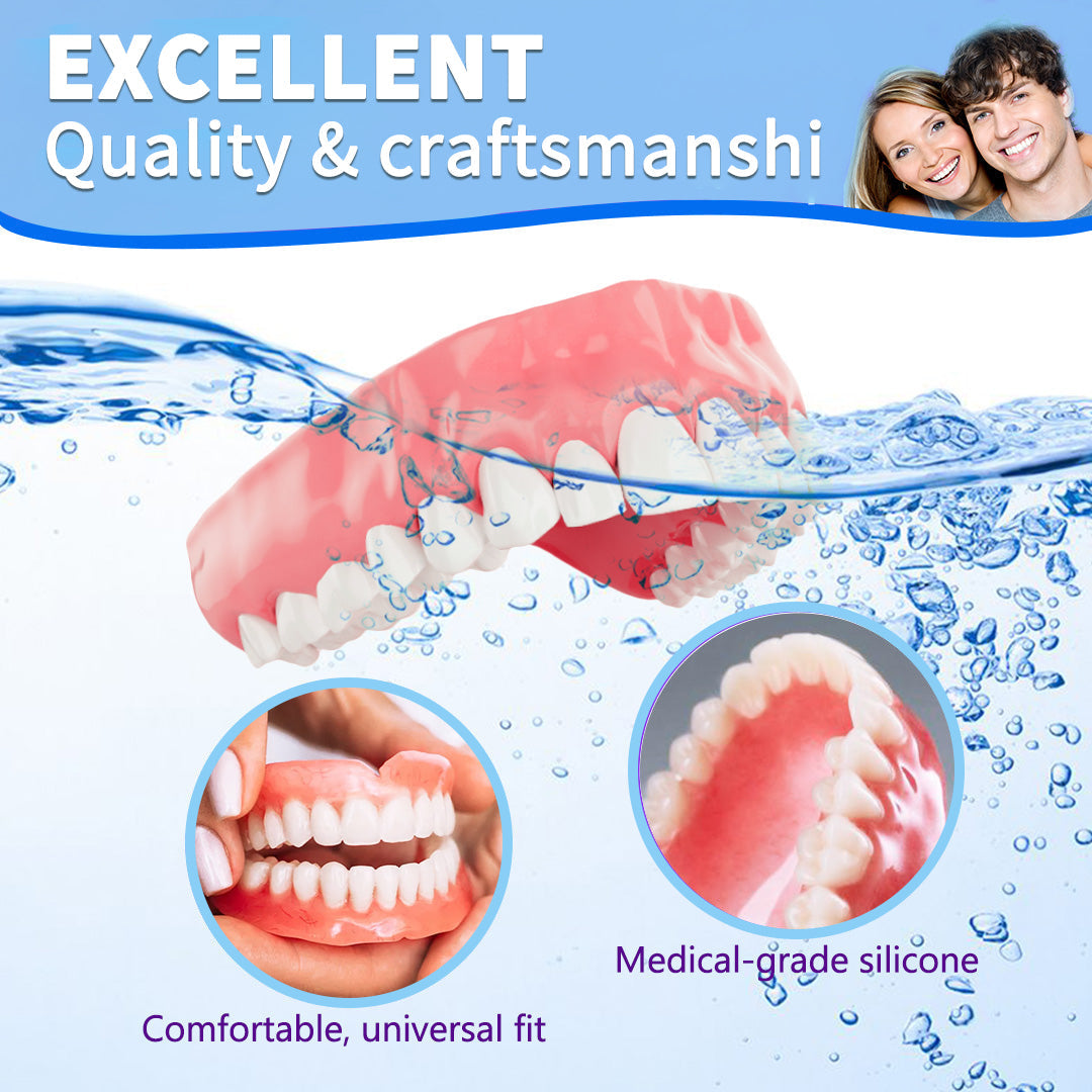 Customized Full Denture Set | Natural Ivory & Classic White for Comfortable, Youthful Smiles