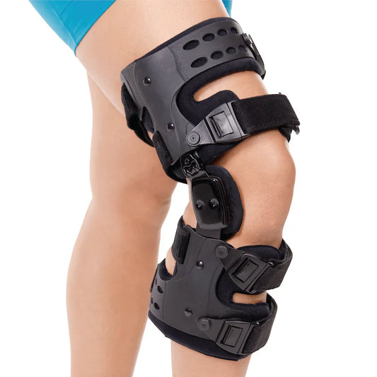 Osteoarthritis Unloader Knee Brace | Medial & Lateral Support for Bone-on-Bone Arthritis Relief, Adjustable Size for Enhanced Comfort