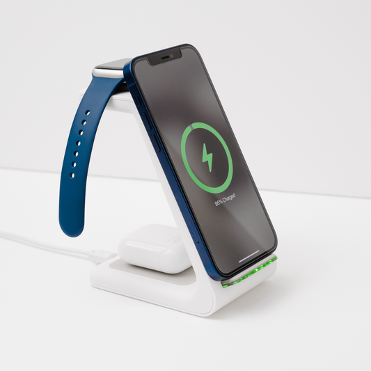 3-in-1 Wireless Charging Station | Apple, Samsung, Watch, AirPods | Fast Charging Solution