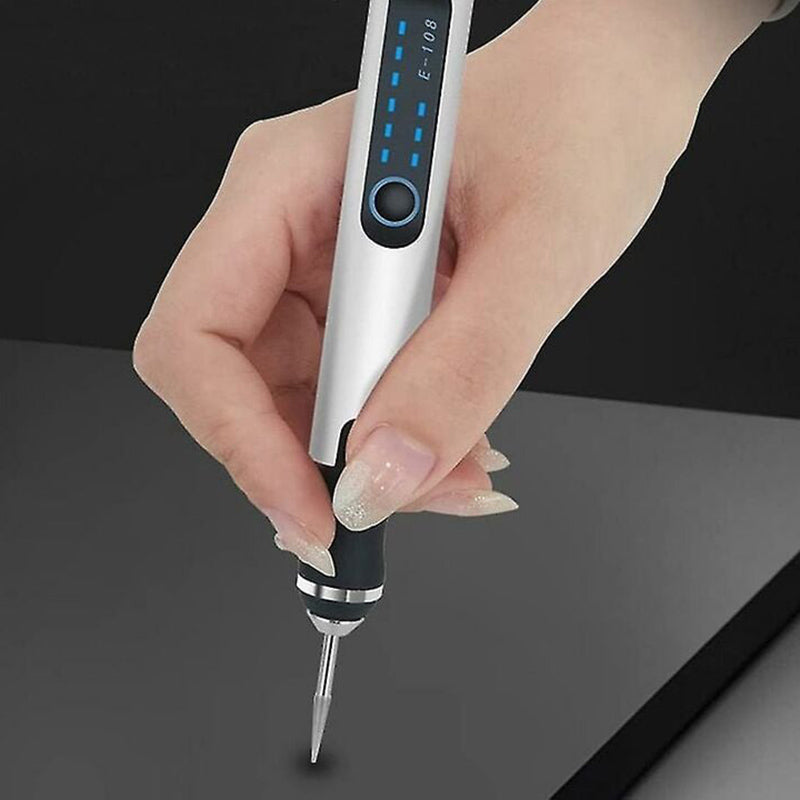 Cordless Electric Engraving Pen | Adjustable Speed Up to 15,000 RPM for Wood, Glass, and Metal Projects