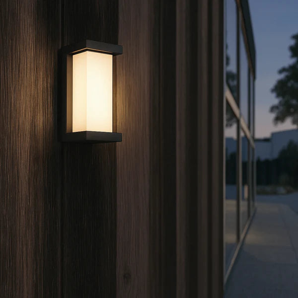 Outdoor Wall Light | Waterproof LED Lantern with PIR Motion Sensor | Ideal for Patios, Porches & Walkways