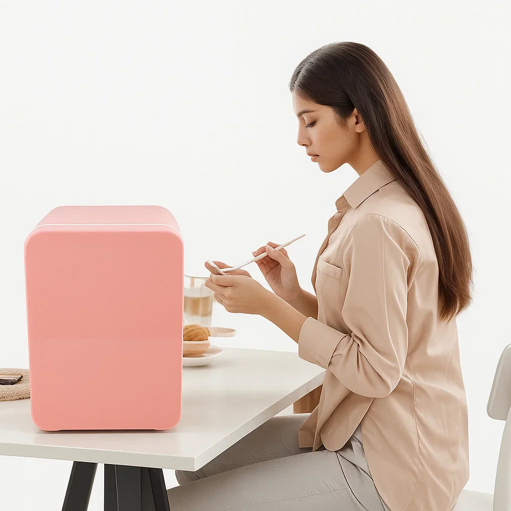 Mini USB Fridge | Compact, Portable & USB-Powered Cooler for Desk, Travel & Home Use