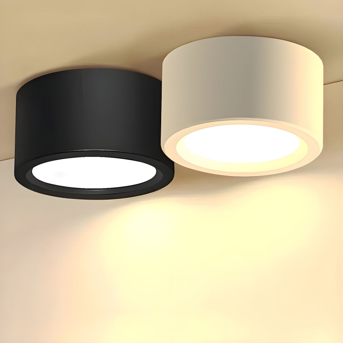 LED Flush Mount Ceiling Light - Nordic Style Fixture for Indoor Spaces & Modern Home Decor