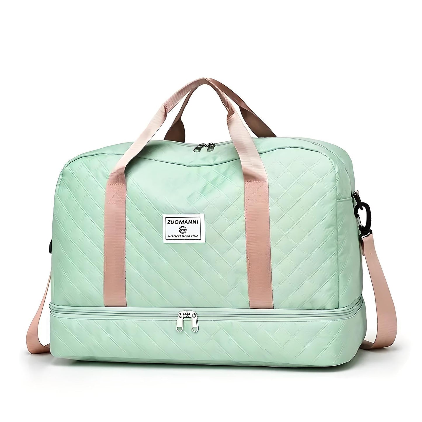 Spacious Weekender Duffle Bag | Water-Resistant, Multi-Compartment & Ideal for Short Trips and Gym Sessions