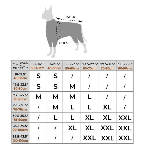 Waterproof Dog Coat with Legs – Reflective Dog Rain Jacket for Small & Large Breeds | Best Rain Coat for Dogs UK