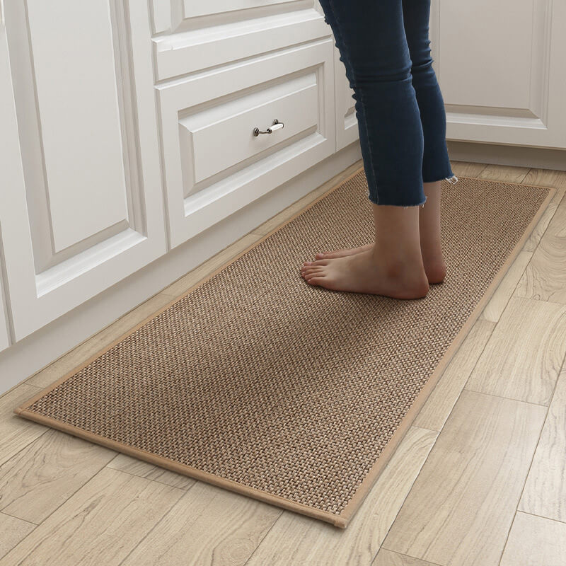 Indoor Entrance Door Mats: Non-Slip , Washable, Natural Coir for Kitchen, Patio, & Doorway - All Sizes