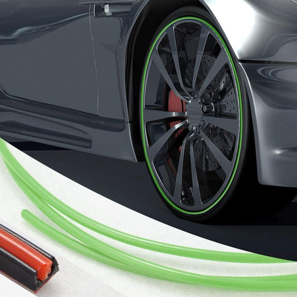 Wheel Rim Protector | High Adhesion, Easy Installation & Curb Scrape Prevention for Flashy Automobile Rims