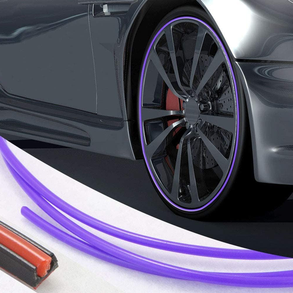 Wheel Rim Protector | High Adhesion, Easy Installation & Curb Scrape Prevention for Flashy Automobile Rims