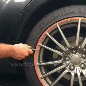 Wheel Rim Protector | High Adhesion, Easy Installation & Curb Scrape Prevention for Flashy Automobile Rims