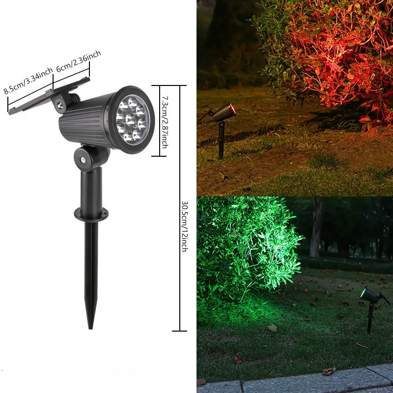 Solar Powered Atlas Spotlights - Outdoor Garden Lighting Spotlights