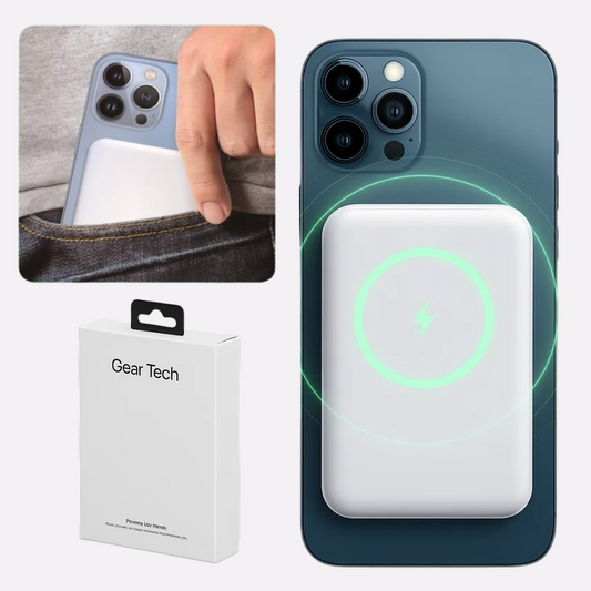 Travel Power Bank UK – Magnetic Wireless Portable Charger with MagSafe | Slim External Battery Pack for Travelling, Holidays & Business