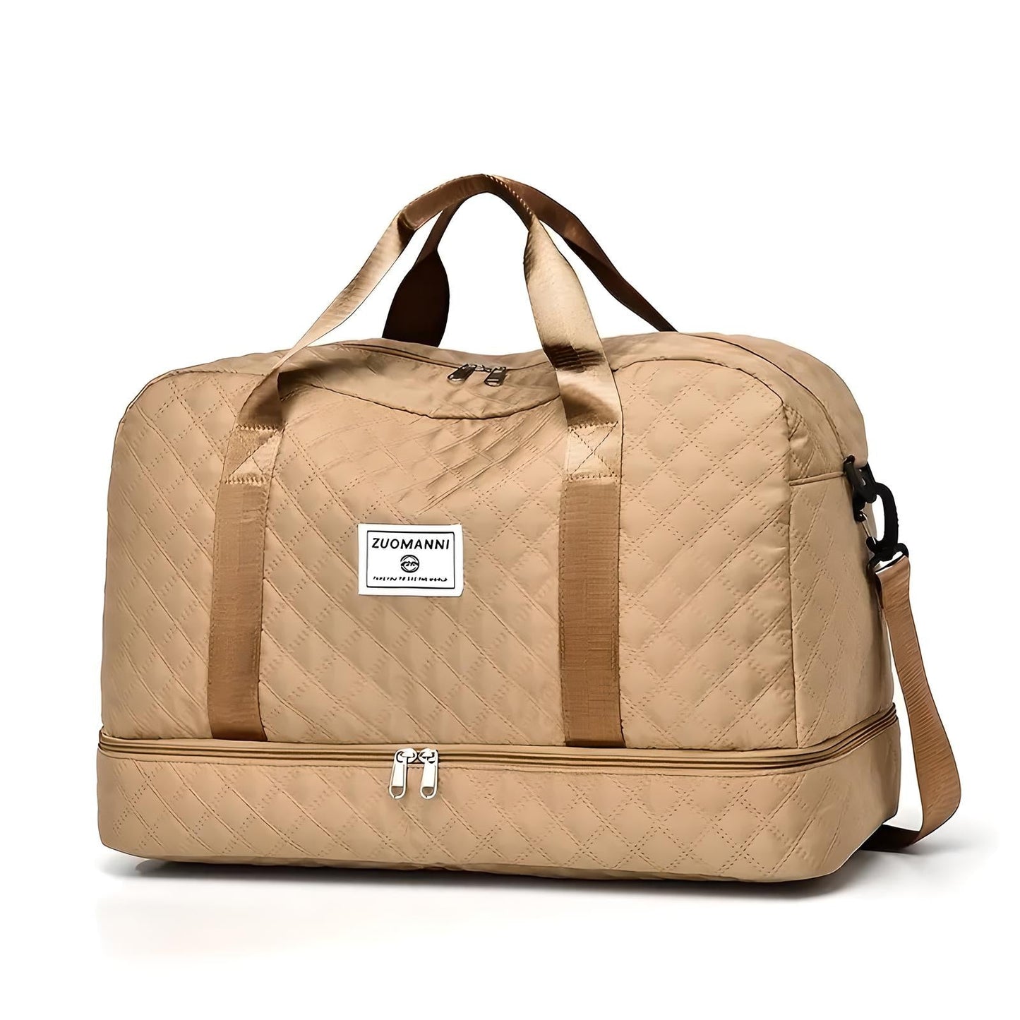 Spacious Weekender Duffle Bag | Water-Resistant, Multi-Compartment & Ideal for Short Trips and Gym Sessions