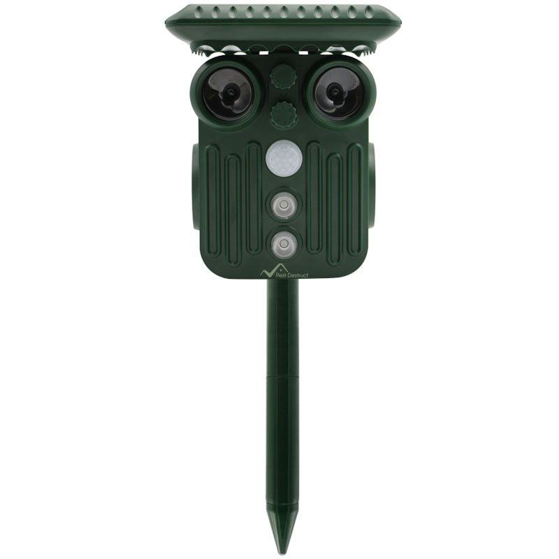 Ultrasonic Solar Deer Repeller | 5 Adjustable Modes. Waterproof & Eco-Friendly for Home Gardens and Yards