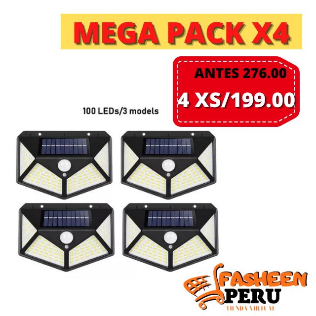 Outdoor Solar Security Light - Eco Wedge Pro with Motion Sensor and LED Technology