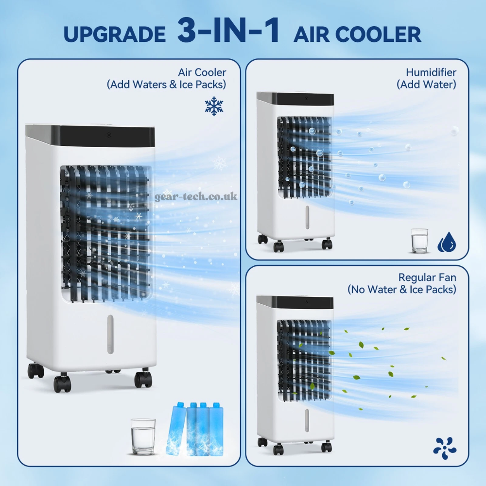 Portable Windowless Air Conditioner with Remote Control - Energy Efficient Cooling for Home, Office, and Small Spaces