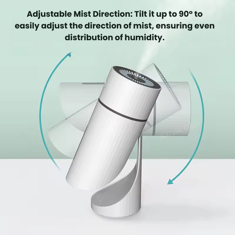 Portable Travel Humidifier | Rechargeable, Lightweight, and Perfect for Travels