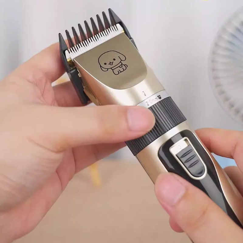 Whisper-Quiet Dog Grooming Clippers | Long-Lasting Battery & Precision Blades for Stress-Free Pet Care