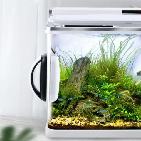 Magnetic Aquarium Glass Cleaner | Easy-Grip Design & Corner-Savvy Blades for Crystal-Clear Views and Algae-Free Habitats