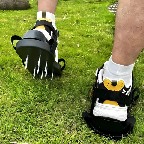 Lawn Aerator Shoes | Adjustable Straps for Healthier Roots & Thicker Grass without Heavy Tools