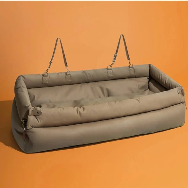 Large Deluxe Car Dog Bed | Back Seat Extender & Car Seat Protection