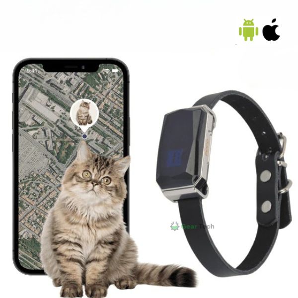 GPS Pet Collar | Waterproof, Adjustable & Unlimited Range for Dogs and Cats