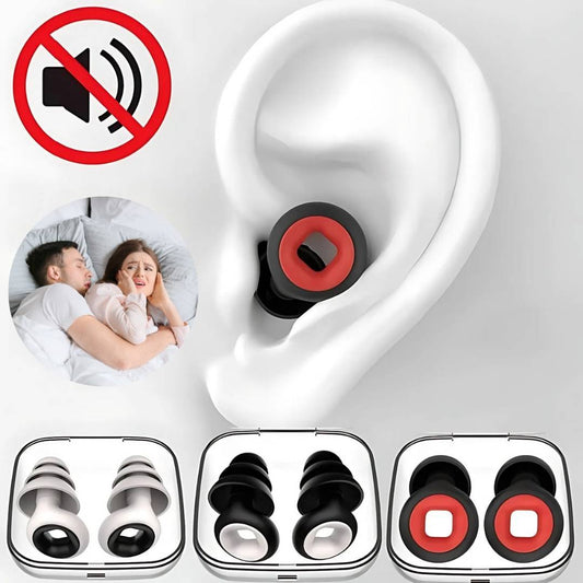 SilentGuard Sleeping Earplugs | Comfortable, Noise-Reducing Design for Restful Sleep and Sound Isolation