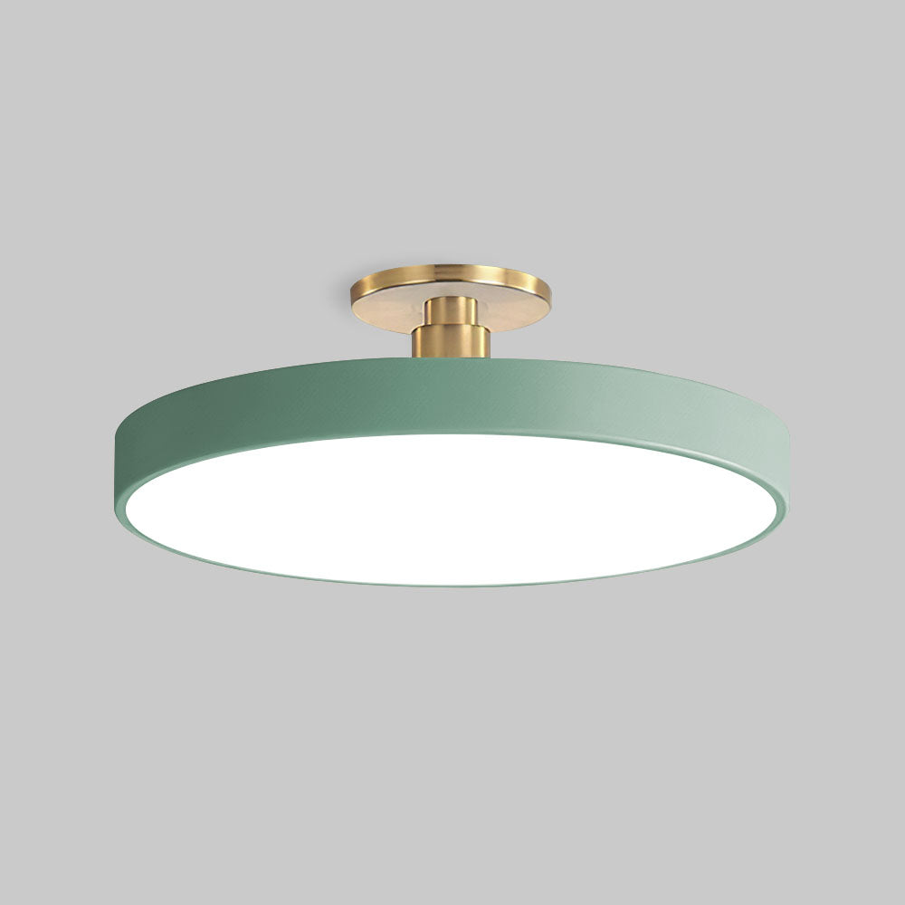 LED Ceiling Light | Modern Black Metal Flush Mount, Energy-Efficient & Ideal for Living Room, Bedroom or Hallway