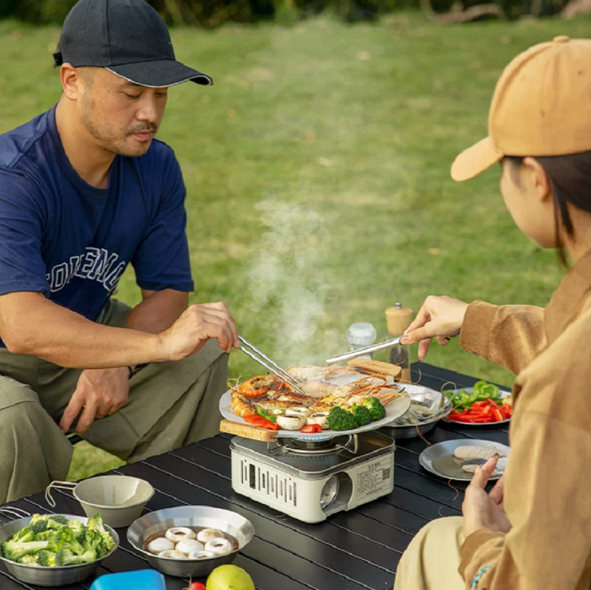 Portable Camping Gas Stove | 2800W High Firepower, Lightweight & Portable for Outdoor Cooking, Picnics & Camping Adventures