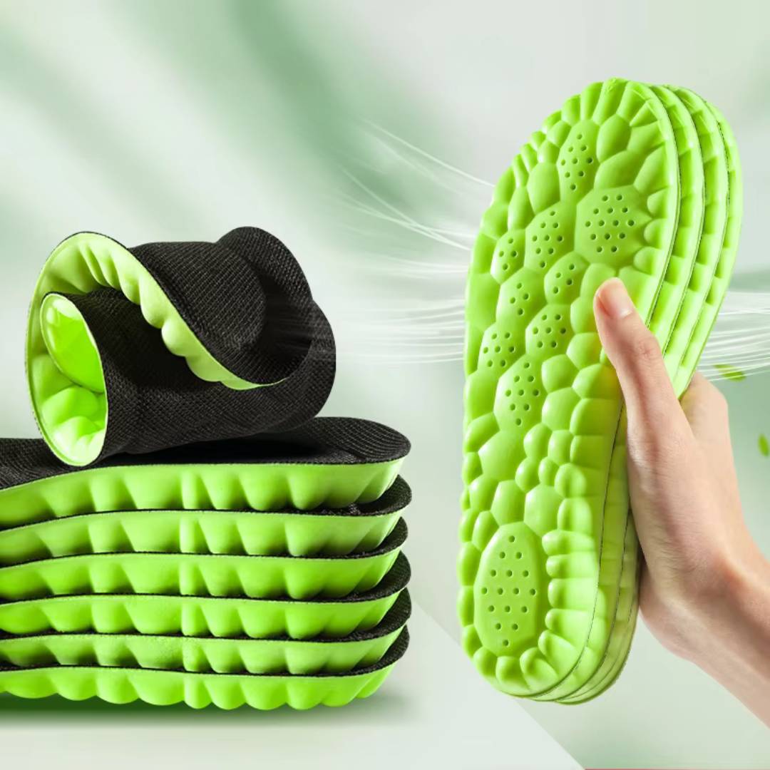 Orthopedic Insoles for Foot Pain Relief | 4D Shock Absorption, Heel Pain Relief & Posture Support for All-Day Comfort