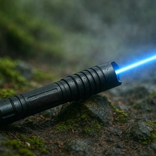 Tactical Laser Torch | High-Intensity, Waterproof & Ideal for Camping, Hiking, and Outdoor Adventures