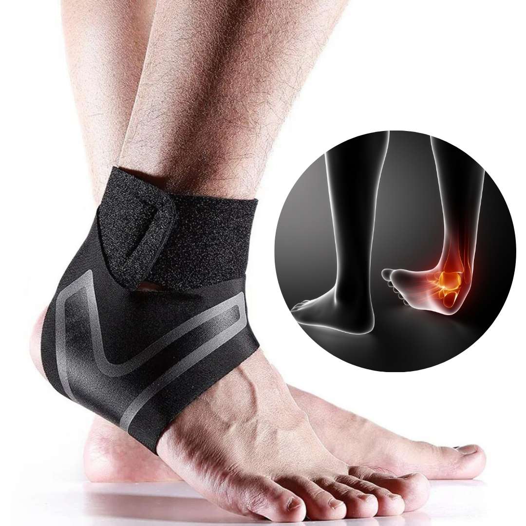Adjustable Elastic Ankle Brace for Injury Recovery & Daily Support - Comfortable Ankle Stabilizer for Sports & Active Lifestyle