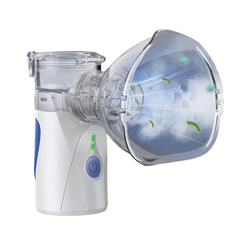 Ultrasonic Portable Nebulizer for Inhalation - Compact Inhaler for Respiratory Relief, Suitable for Adults and Children, Easy to Use, Quiet Operation