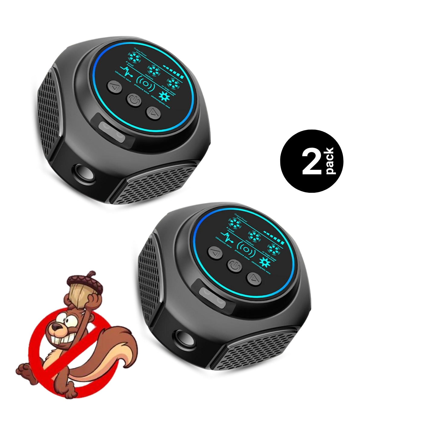 Smart Squirrel Indoor Repeller | 360° Coverage. Ultrasonic Technology & Safe for Home Use