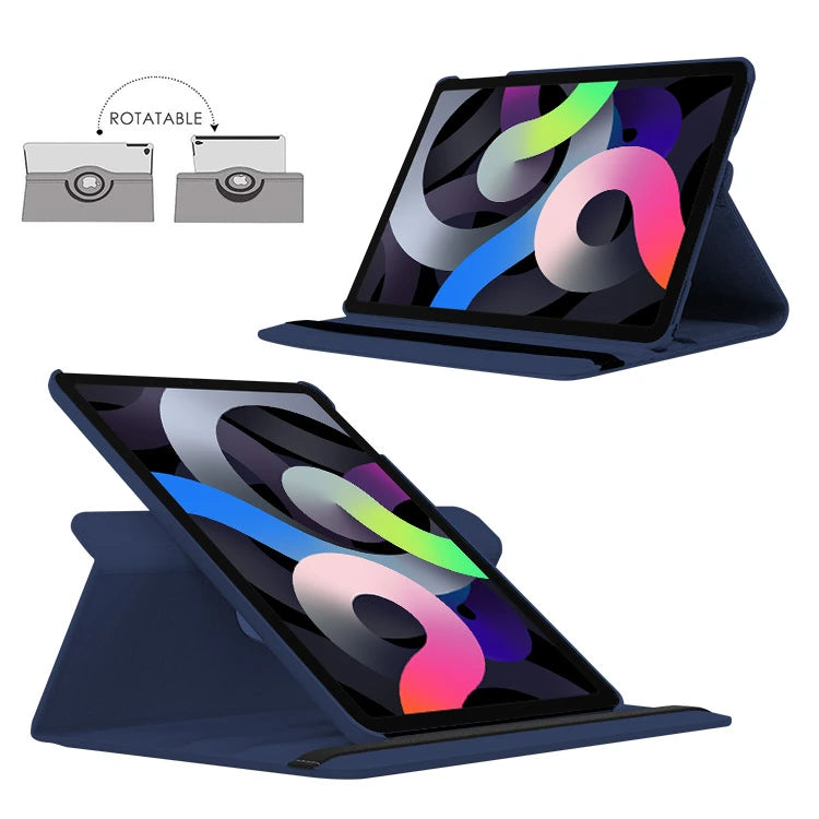 360-Degree Rotating Smart Leather Stand Case for iPad – Auto Sleep/Wake, Protective Cover