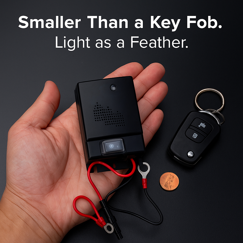 Ultrasonic Car Mice Repeller | Portable. Self-Powered & Effective for Vehicle Protection Against Rodents