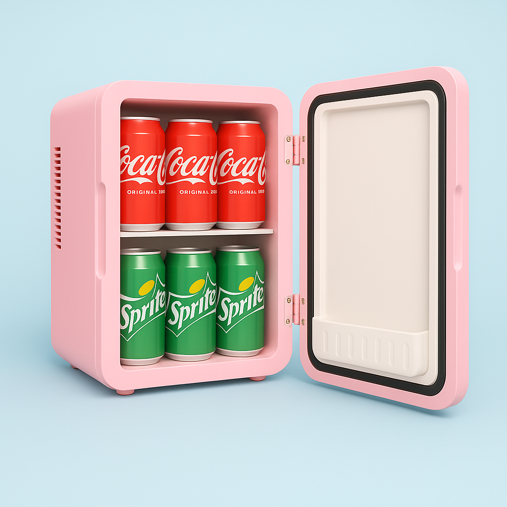 Mini USB Fridge | Compact, Portable & USB-Powered Cooler for Desk, Travel & Home Use