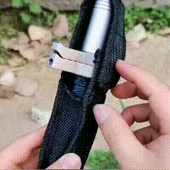 Automatic Self-Defense Walking Stick | Lightweight, Anti-Slip Grip & Compact for Hiking and Urban Safety