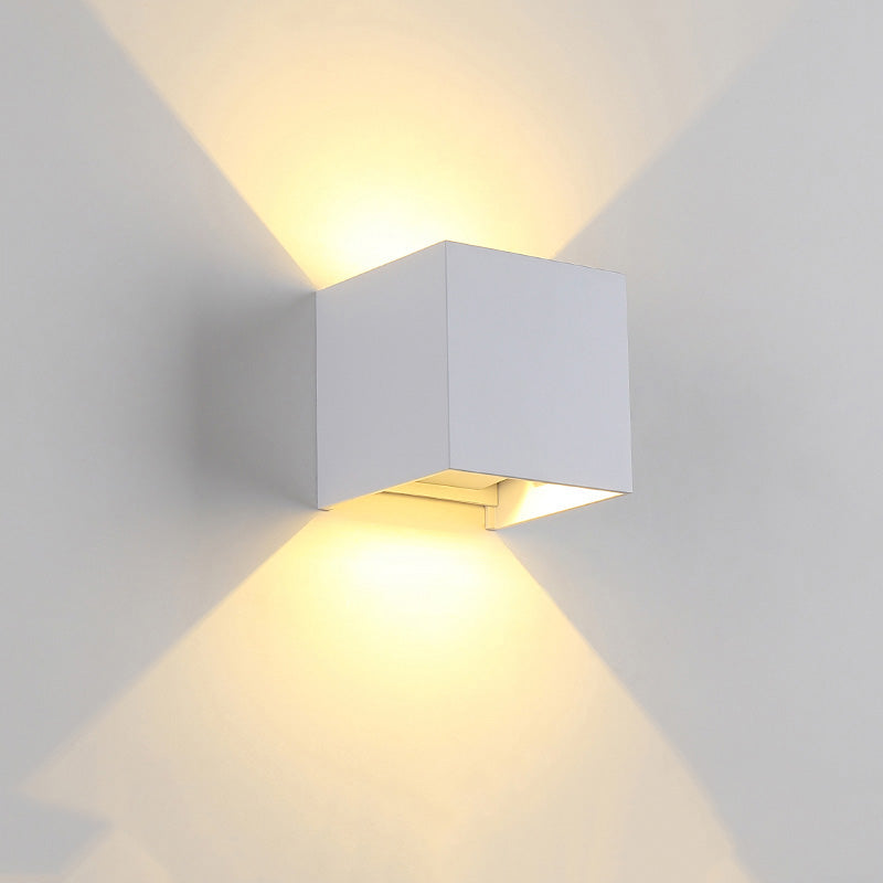 LED Outdoor Up Down Wall Light | Waterproof Metal Fixture for Patio. Garden & Entryway Illumination
