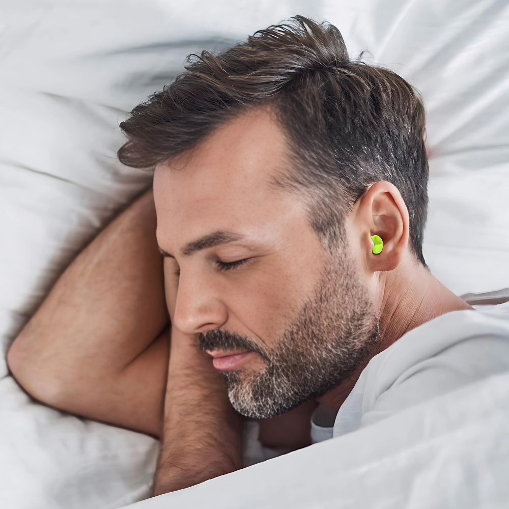 Noise-Reducing Earplugs | Hypoallergenic, Comfortable Fit for Undisturbed Sleep in Noisy Environments