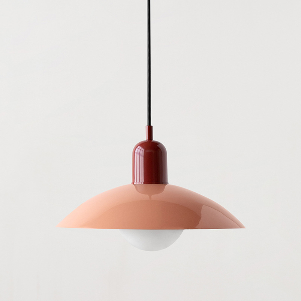LED Bauhaus Pendant Light Fixture - Colorful Macaron Design for Kitchen, Dining Room & Modern Interiors