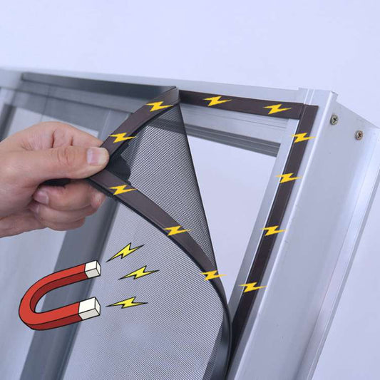 Magnetic Mosquito Net for Windows - No-See-Um Mesh Insect Screen for Home Protection & Bug Prevention
